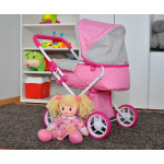 Detský kočík pre bábiky – Milly Mally Prestige Pink